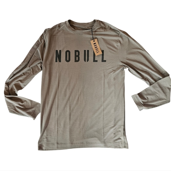 NOBULL Men's Slim Fit Long Sleeve Shirt NEW Workout Gym - Picture 6 of 6